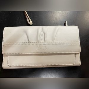 Coach Pleated Leather Wallet